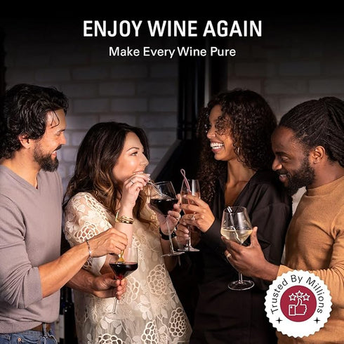 No More Wine Headaches! Wine Wand Sulfite Remover – 4 Pack